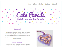 Tablet Screenshot of cuteparade.com